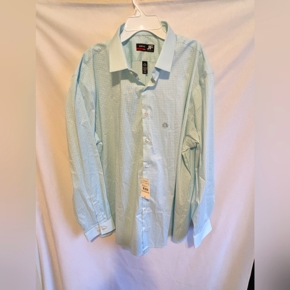 J Ferrar NWT  Dress‎ Shirt Size XXl light blue
